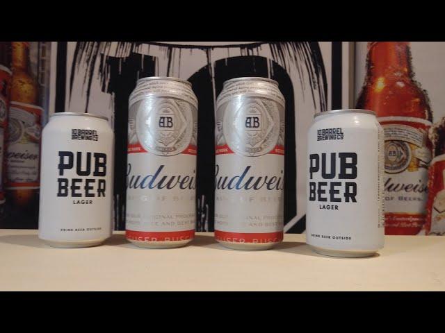 Budweiser vs PUB Beer from 10 Barrel. Are they similar?