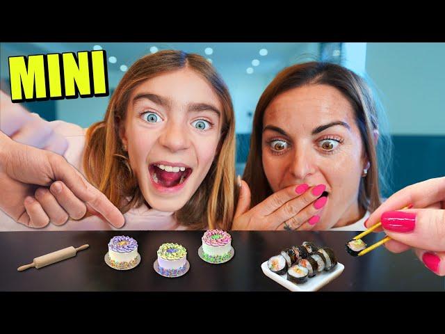 PROBANDO COMIDA MINIATURA PARTE 2 Itarte Vlogs