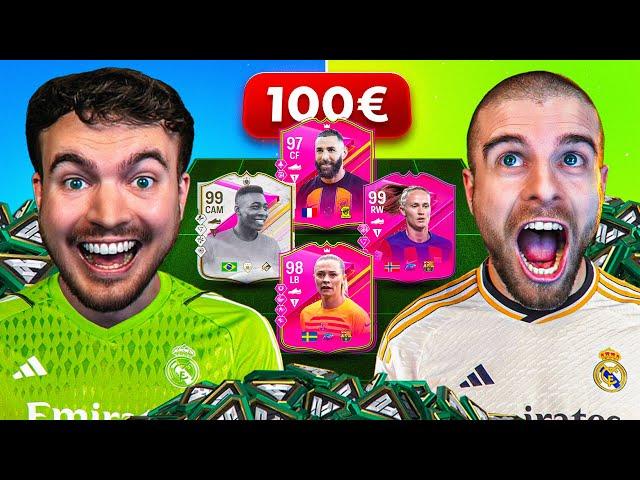 NEUER ACCOUNT! WER erreicht MEHR in 1 STUNDE mit 100€ in EA FC 24  (ACCOUNT BATTLE )