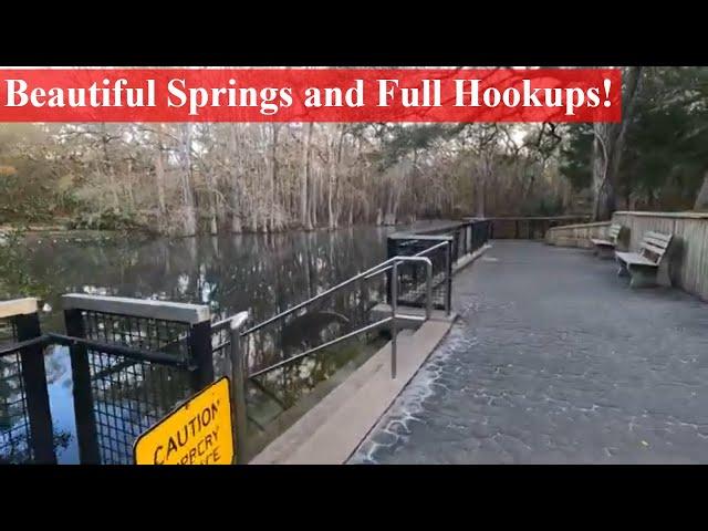 Manatee Springs State Park | Manatee Springs Campground Tour