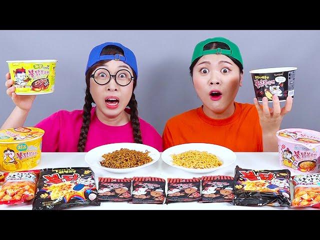 Market Baharatlı Erişte TTeokbokki Mukbang DONA