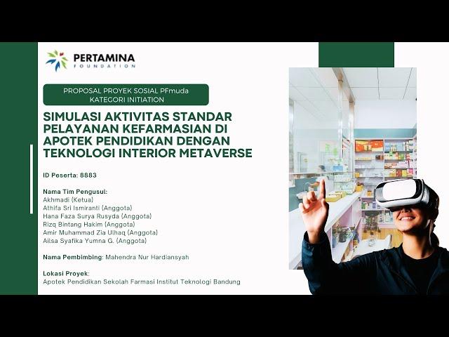 Proyek Sosial Apotek Metaverse - Apotek Pendidikan Sekolah Farmasi ITB