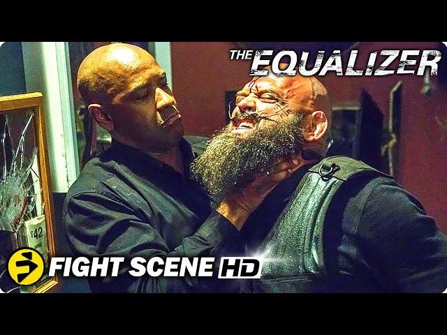 THE EQUALIZER | Warehouse Final Battle | Movie Clip | Denzel Washington