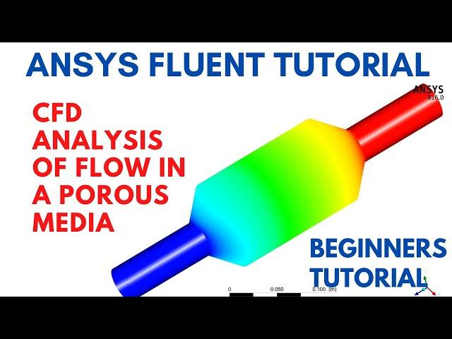 ANSYS Fluent Tutorial: CFD analysis of Flow in a Porous Media | ANSYS Beginners Tutorials | CFD