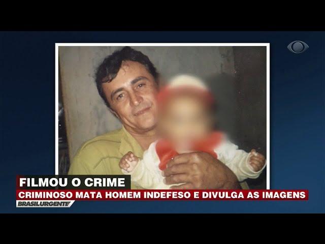 Criminoso filma assassinato e coloca na internet