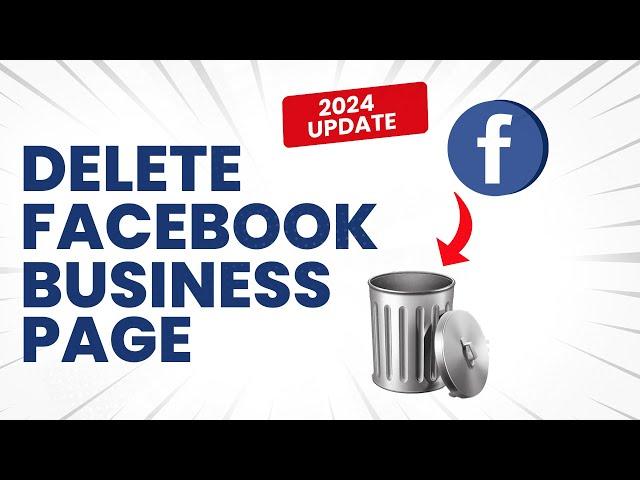 How to delete a Facebook page (Delete Meta Business page)