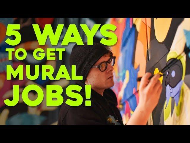 5 tips on How To Get MURAL JOBS!  | The Business of Murals Part 1