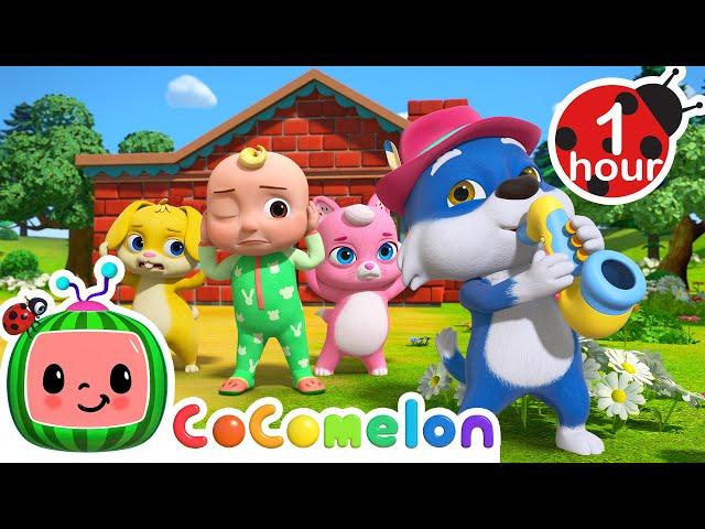 The Three Little Friends + More CoComelon Animal Time | Animals for Kids