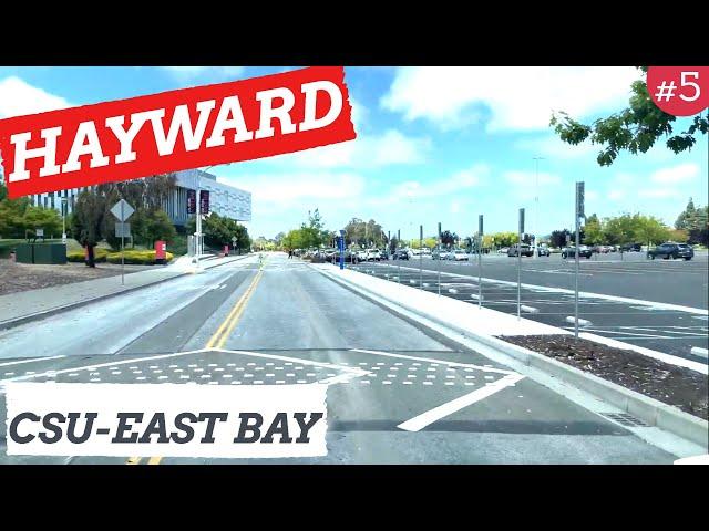 Hayward California - California State University East Bay - Dash Cam - USA