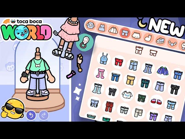 TOCA BOCA NEW OUTFITS DISGNER  new free update ?! toca life world 