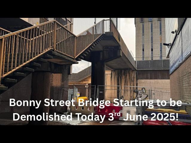 YOU WON'T BELIEVE THIS! Bonny Street Bridge is Coming Down Today in Blackpool! Demolition LATEST!