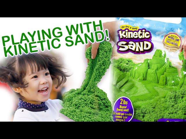 Kinetic Sand is AWESOME! Fun for the Entire Family! And Not Messy