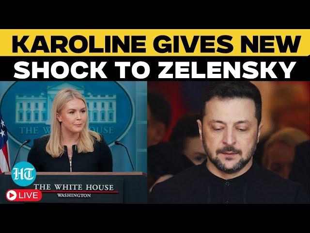 Karoline Leavitt LIVE: 'We'll See…'- Trump Aide Shocks Zelensky On TV; Apology Letter Fails?|Ukraine