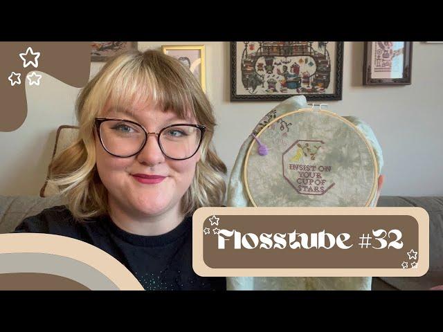 Flosstube #32: May Wrap-Up and StitchCon Prep!