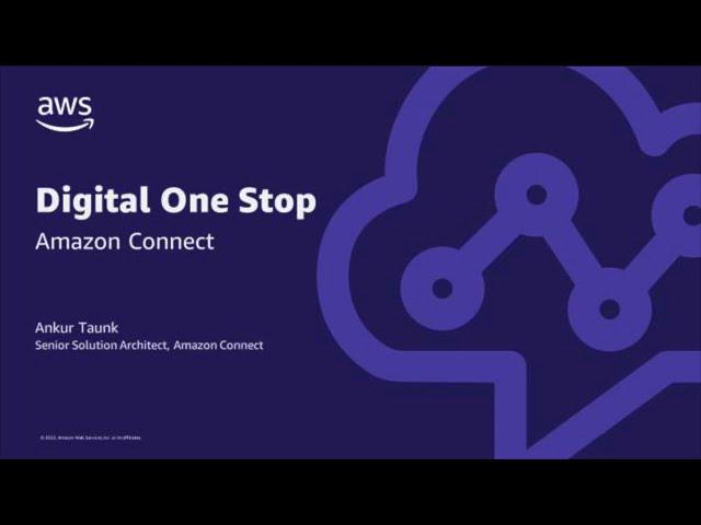 Digital One Stop - Amazon Connect | Amazon Web Services