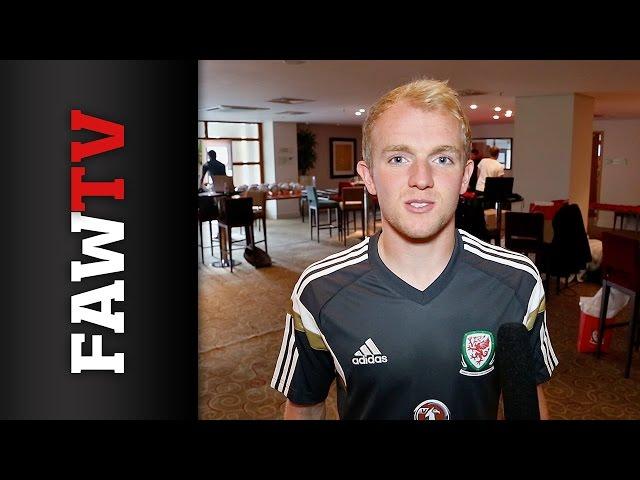 Jonny Williams Behind the Scenes at a Wales Signing Session