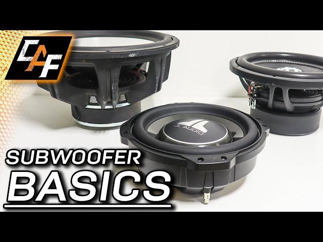 Subwoofer size, voice coils, wiring, matching amp EXPLAINED! Car Audio Subwoofer Basics