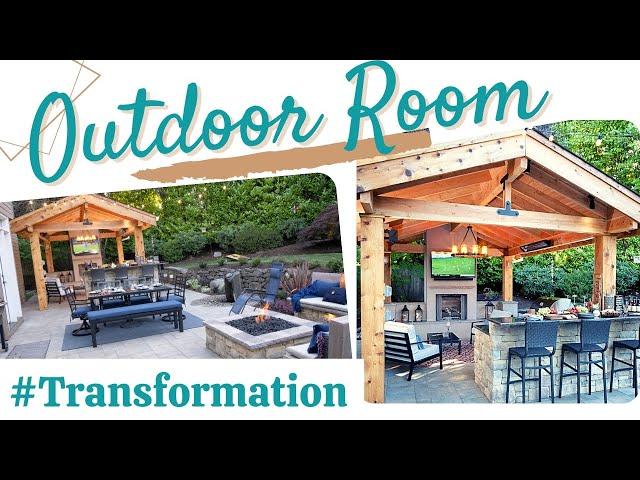 Covered Outdoor Room Transformation