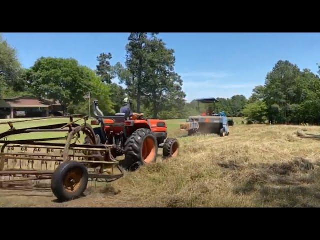 Baling Our Own Hay For The First Time