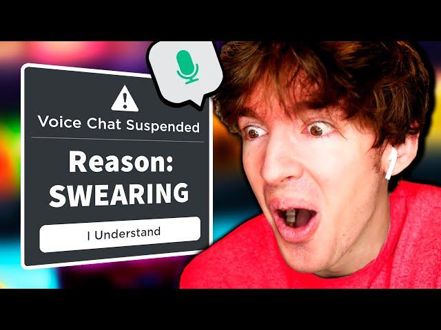 Banned for swearing on Roblox voice chat...