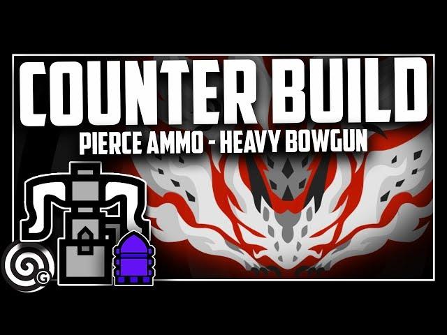 PIERCE AMMO META? Heavy Bowgun SOLO vs AT Xenojiiva | Monster Hunter World