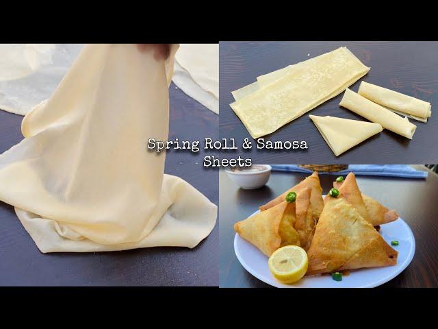 Homemade Samosa & Roll Sheets by Tastemade World (Make & Freeze) | Samosa Roll Patti (Ramadan Recipe