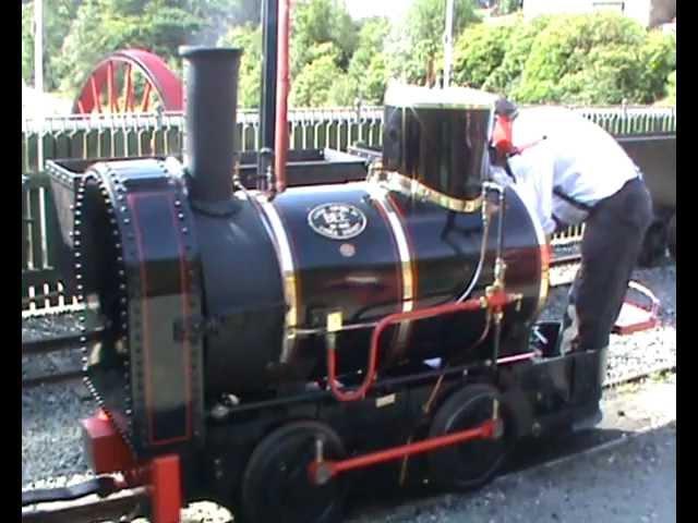 Action on the Great Laxey Mine Railway (30th July 2011)