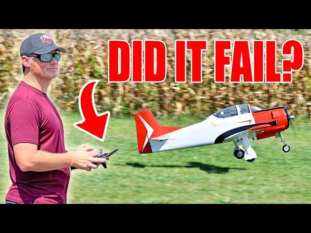 First Flight Failure: My Giant RC T-28's Tragic Maiden Flight