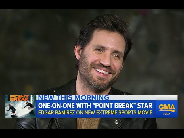 One on One With 'Point Break' Star Edgar Ramirez