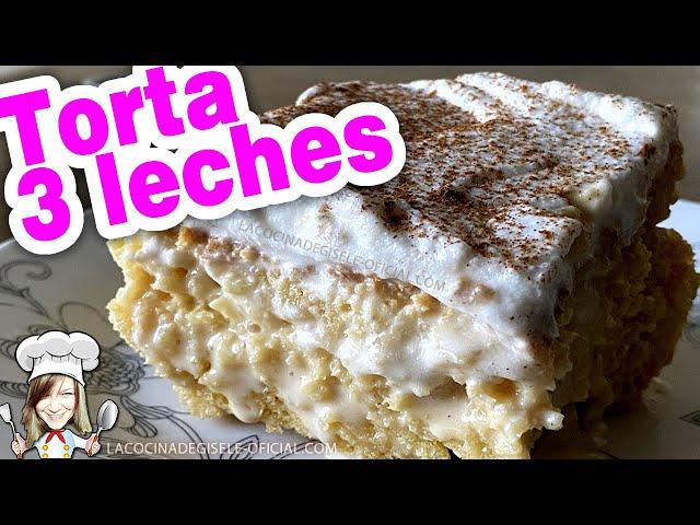 How to make TRES LECHES CAKE  step by step, easy recipe