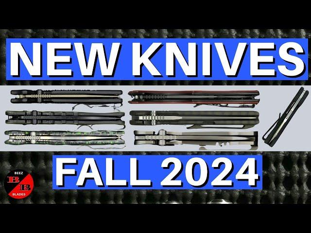 NEW KNIVES RELEASED FOR FALL 2024! New Folding and Fixed Blades You Have To See!