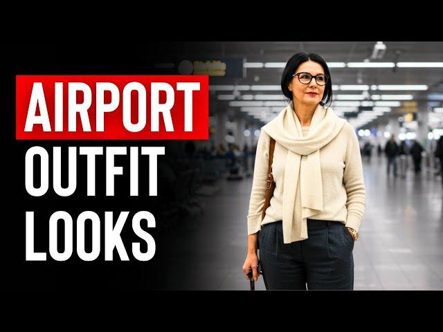 5 Airport Travel Outfits for MATURE Women