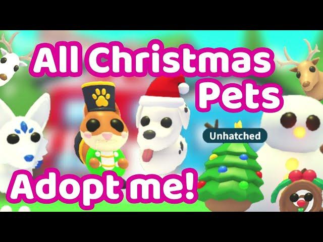 All 64 Christmas Pets in Adopt me 2024