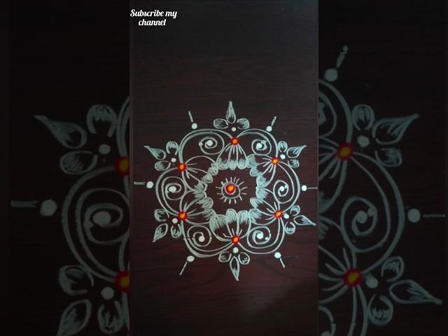 Dhanurmasam muggulu#creative#rangoli#5*3 dots rangoli