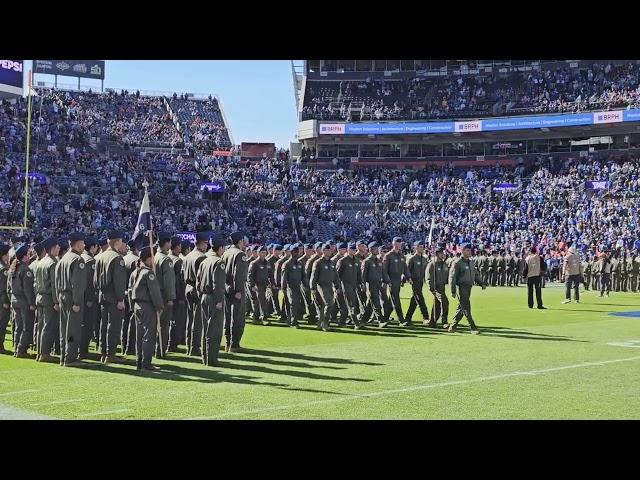 Air Force March On, National Anthem At 2023 AF - Army Game in Denver