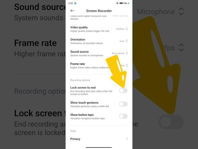 Screen recorder hidden secret features in poco x5 pro device #shorts