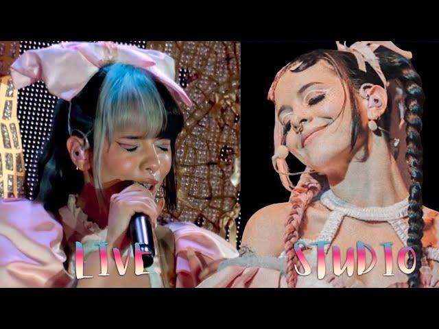 melanie martinez - live vs studio