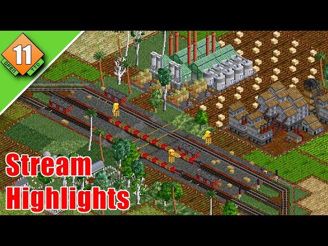 Fantastic Network Efficiency - Highlights -  OpenTTD Let's Play S11  E2