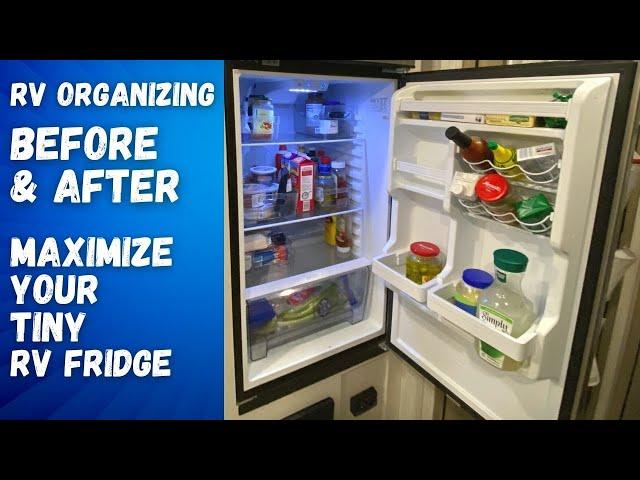 How to Get The Most Space Out of Your Tiny RV Refrigerator