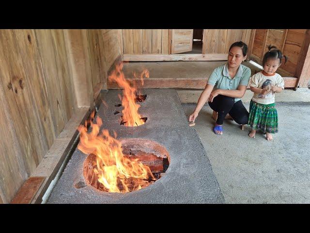 Build a simple and fuel-efficient wood-burning stove - Harvest papaya to sell