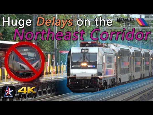 Huge Delays on the Northeast Corridor! A Hot Swap to NJT back to New York Penn! | NJT | NYC