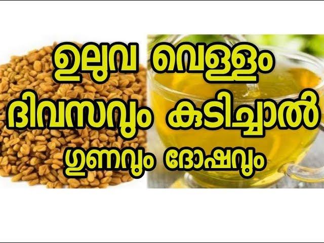 ഉലുവ ഇട്ടു വെള്ളം തിളപിച്ചു കുടിച്ചാല്‍/Malayalam Health TIps| Dinu varghese