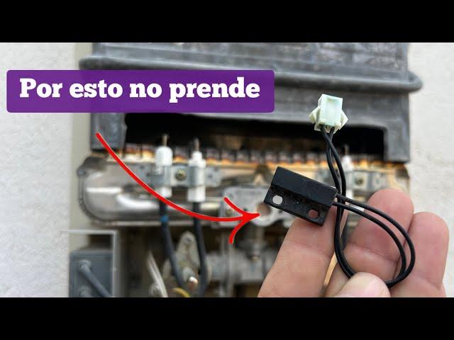 BOILER DE PASO NO PRENDE no activa la Chispa //  sensor de flujo