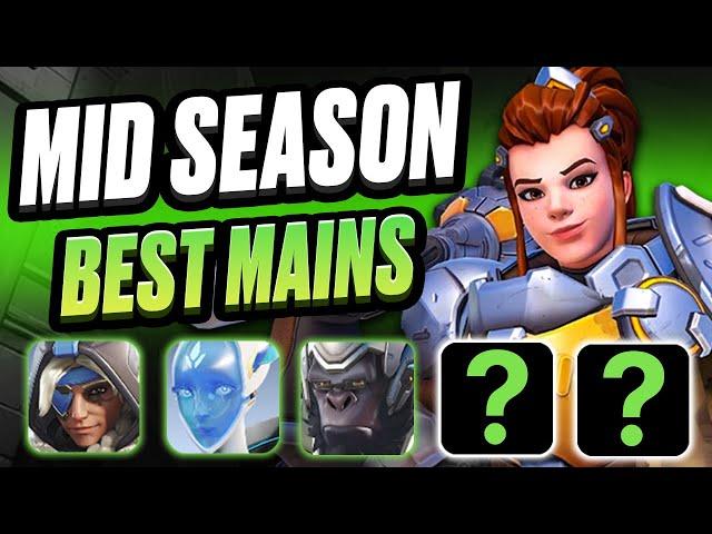 10 Biggest WINNERS of MID SEASON PATCH | Overwatch 2 - DPS, Tanks, Supports