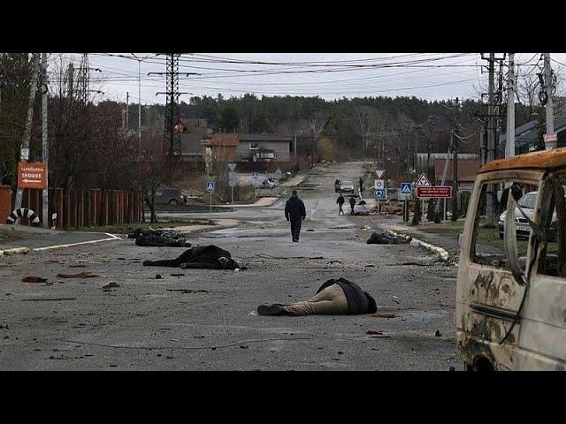 Улицы Бучи под Киевом "усеяны" телами гражданских