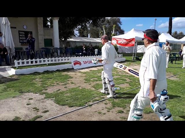 Malta Seniors | Day 1 | Essex v Yorkshire Ridings | Sanjeev Sood & Paul Wakefield 164 opening stand