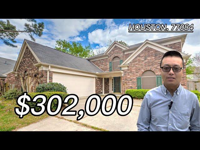 休斯顿买房，HOUSTON, 77084，5室3.5卫，2层2车库，室内 2,954SF. Lot 8,589SF. HOA $450/年， tax 2.7%，1992年建，$302,000