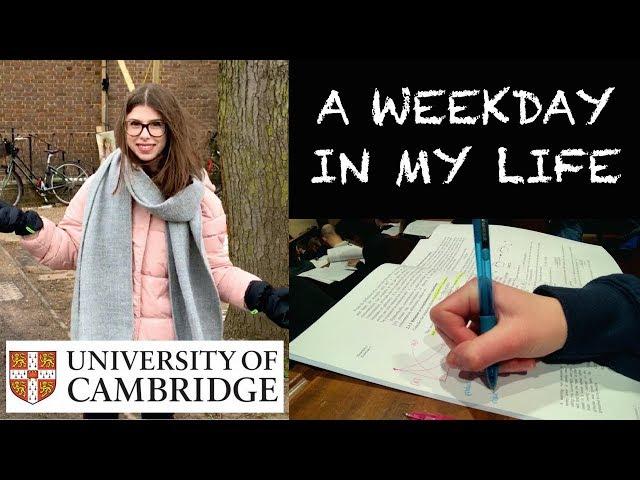 TYPICAL WEEKDAY AT CAMBRIDGE UNI