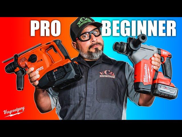 DeWALT, Milwaukee, Bosch, Hilti Rotary Hammer Drill Comparison!