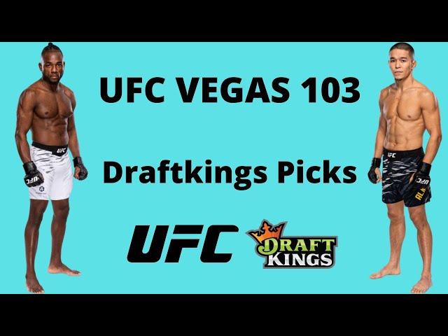 UFC Vegas 103 Draftkings Picks